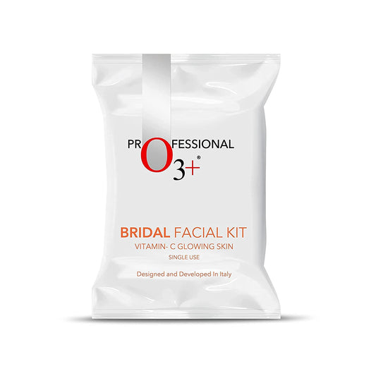 O3+ Bridal Facial Kit Pack with Vitamin C Glowing Skin for Bright and Radiant Complexion, Suitable for All Skin Types (136g)