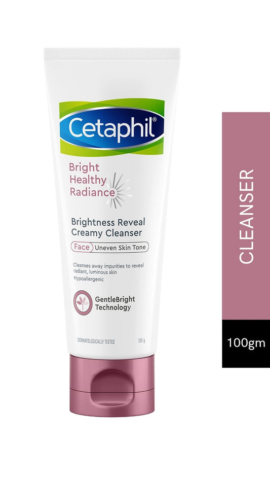 Cetaphil Bright Healthy Radiance Brightness Reveal Creamy Cleanser, 100gm