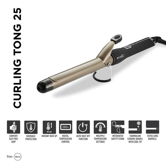 IKONIC CT-25 Electric Hair Curler / Curling Tong  (Barrel Diameter: 25 mm)